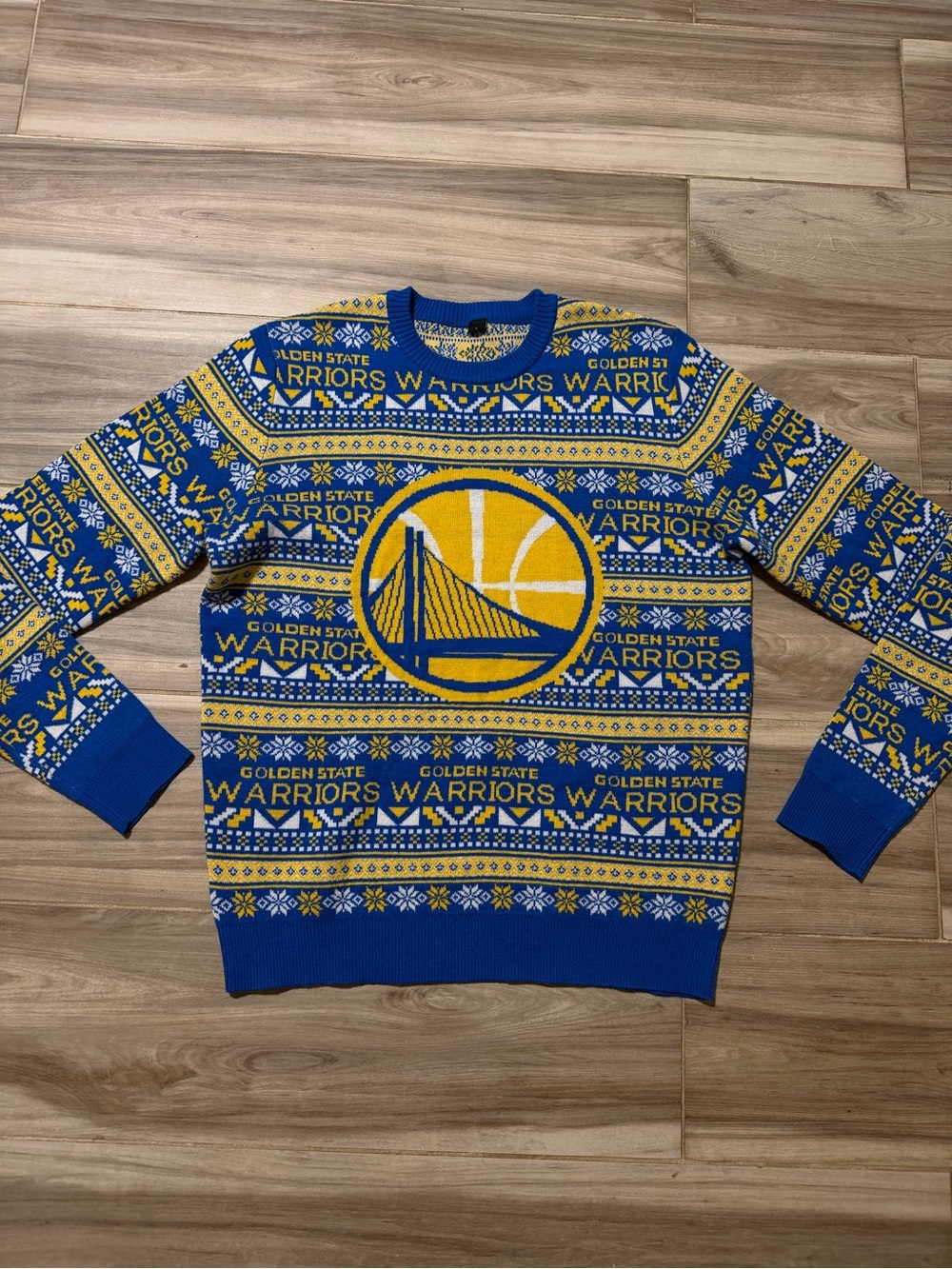 Blue & Yellow Golden State Warriors Fan Sweater
